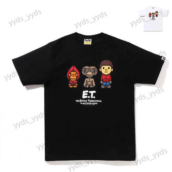 

men's t-shirts 2023 alien cartoon premium handsome couple t-shirt short sleeve t-shirt t230328, White;black