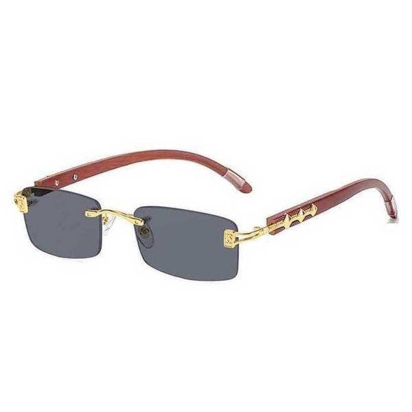 

luxury designer sunglasses 20% off style box frameless wood leg ocean film cross fashion glasses, White;black
