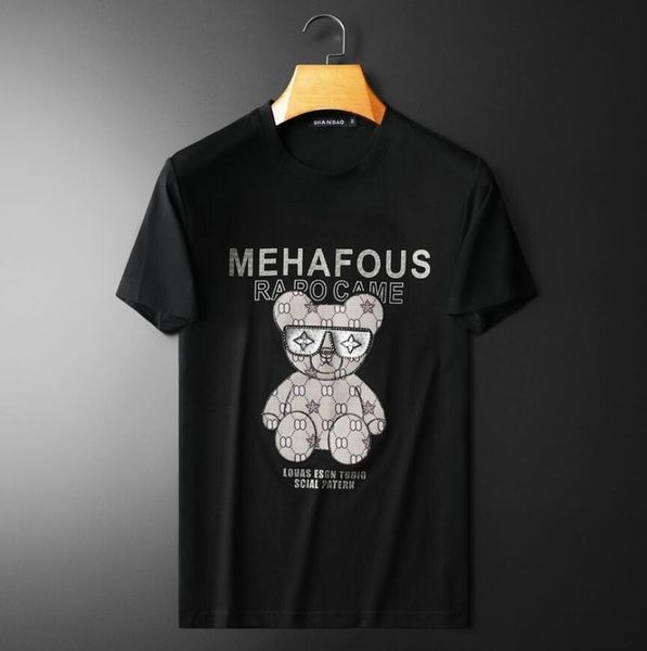 

2023 mens t shirt designer for men casual woman shirts street women clothing crew neck short sleeve tees man tshirt asian size m-5xl, White;black