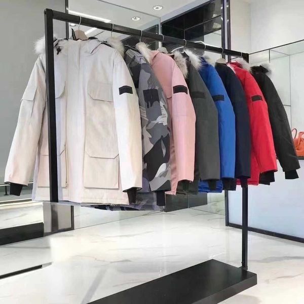 

men's women's fashion down jacket winter coat men's down jacket alphabet embroidered parka outdoor jacket coat street casual, Black