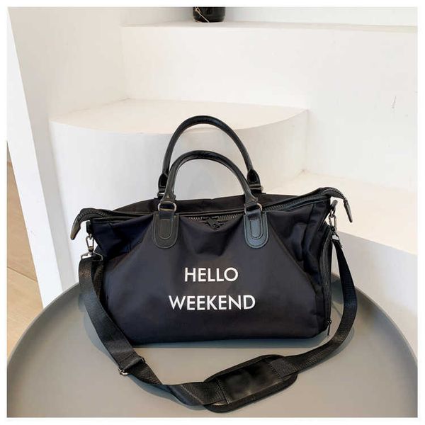 

luxury designer totes duffle bag luggage 2023 new high capacity cloth handbag fashion commuter one shoulder letter casual versatile tote bag