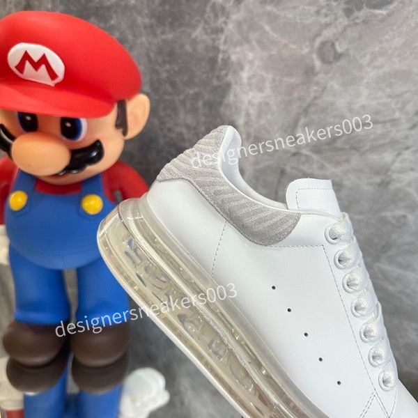 

designer fashion flowers genuine leather patchwork low trainers sneakers runway platform round lace up mens2023, Black