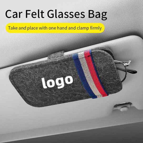 

sunglasses cases bags universal car sunglasses organizer bag felt eyeglasses holder glasses storage clip auto interior accessories custom j2