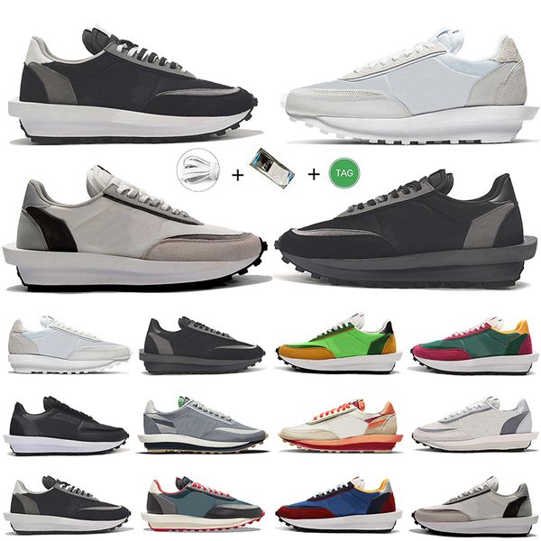 

ldv waffle mens running shoes nylon fragment blackend blue smoke grey green gusto pine green summit white triple black women men designer tr