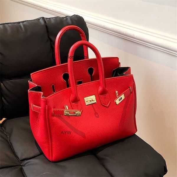 

designers handbags birkin designer bags wedding 2023 new fashion bride red handbag women's large capacity one shoulder messenger ayw tv