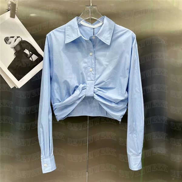 

cropped blouses casual ladies bottoming shirt spring summer tees, White