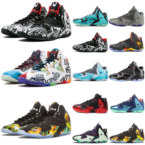 

lebrons 11 men basketball shoes 11s premium what the all star-gator king away graffiti platinum tint coconut milk tan total orange 2023 snea