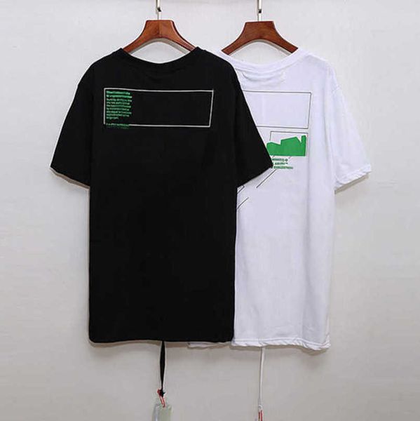 

fashion white luxury men's t shirt designer brand t-shirts back arrow x letters print women t-shirt casual tees hip hop short sleeve co, White;black