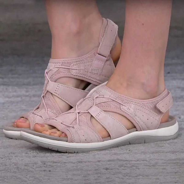 

nxy sandals sandals women hollow out summer comfortable sport sandals open toe non-slip cut out soft female sandalias de mujer plus size 230, Black