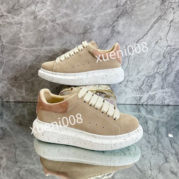

2023new designer casual white shoes sneakers casual shoes sneakers women's flats platform shoes logo white black luxury velvet suede wo, Red;white