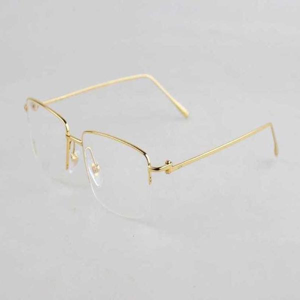 

luxury designer sunglasses 20% off series 0071 ultra light pure titanium myopia lens frame business style eye, White;black