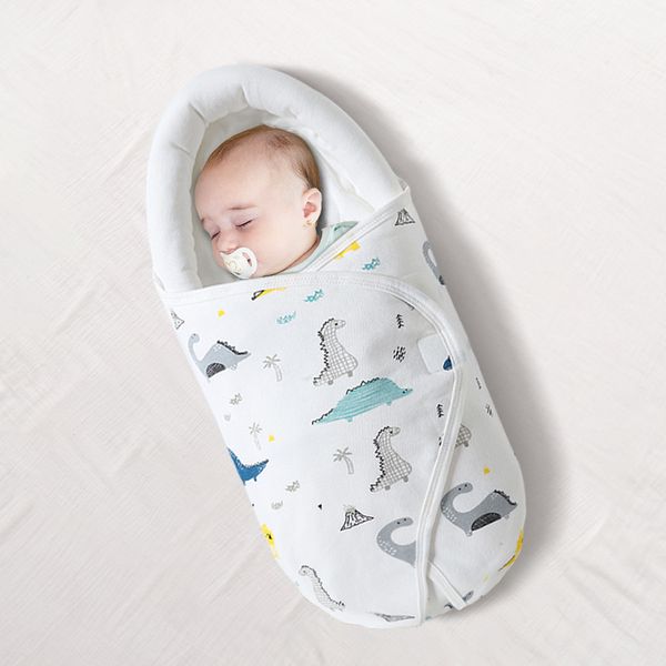 

newborn baby sleeping bag ultra-soft thick warm blanket pure cotton cocoon infant boys girls clothes nursery wrap swaddle