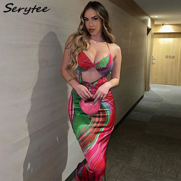 

printed sleeveless hollow out bandage maxi dress for women 2023 summer backless beach holiday party long dress outfits clothing robe apparel, Black;gray