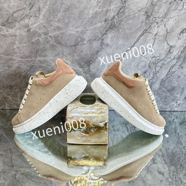 

2023new designer casual white shoes sneakers casual shoes sneakers women's flats platform shoes logo white black luxury velvet suede wo, Red;white