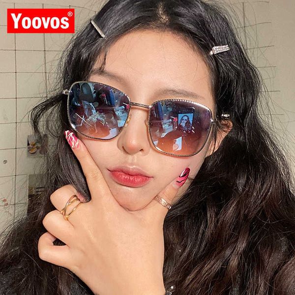 

yoovos 2023 sunglasses women square sunglasses for women luxury okulary brand designer sun glasses women retro gafas de mujer230328