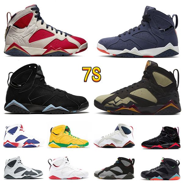 

jumpman 7 7s mens olive quai trophy room basketball shoes afrobeats chambray citrus hare oregon ducks pantone ray allen men trainers sports