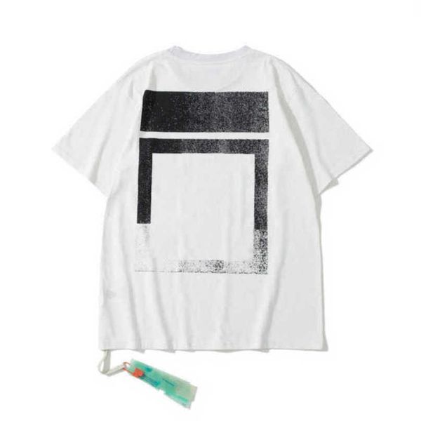 

white classics luxury mens t shirt designer brand t-shirts casual summer tees women back arrow x print t-shirt couples sports tshirts hip ho, White;black