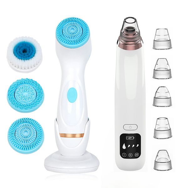 

cleaning tools accessories 3 in1 electric face cleanser washing brush acne blackhead remover deep cleansing rechargeable beauty machine skin