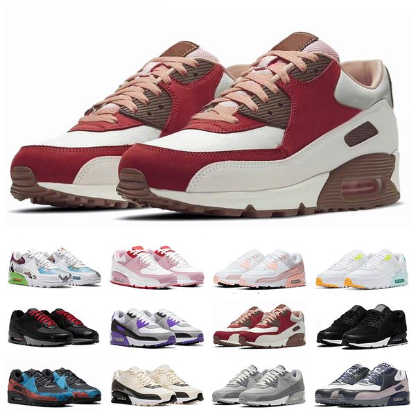 

mens womens running shoes 90 triple black triple white valentines day supernova black tie-dye ruohan wang light smoke grey shanghai sneaker