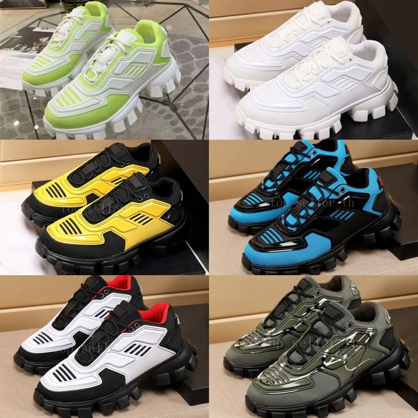 

designer shoes cloudbust thunder sneaker platform casual shoes chunky heel trainers thick bottom heighten men women shoe, Black