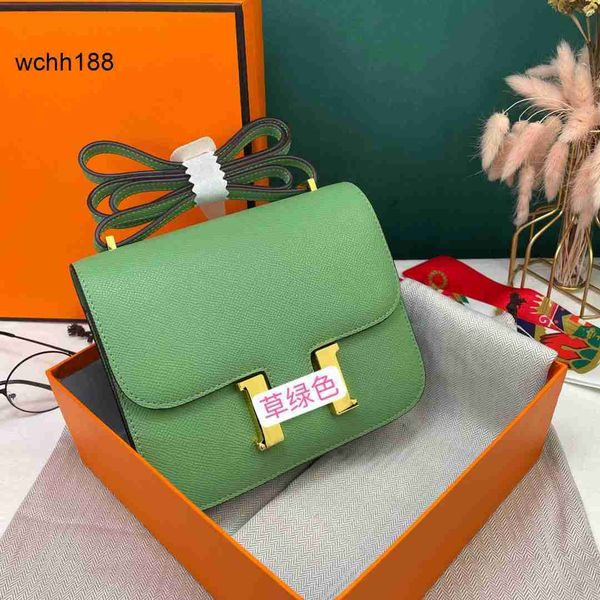 

2023 button bags hand leather women's pattern cowhide constances single shoulder crossbody mini bag designer 6kik