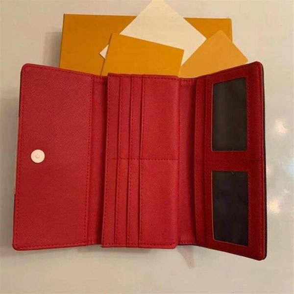 

purse wallet zippy bag women's wallets leather card holder pocket long women bag coin purses224o, Red;black