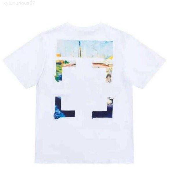 

designer mens graffiti t-shirts offs clothing and women loose tees man casual street shirt sweatshirtoff men's offes white%70 black, White;black