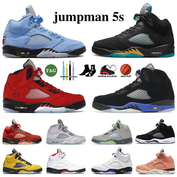 

jumpman 5 5s unc low men basketball shoes racer blue concord aqua raging bull aqua sail fire red green bean oreo bluebird shattered backboar