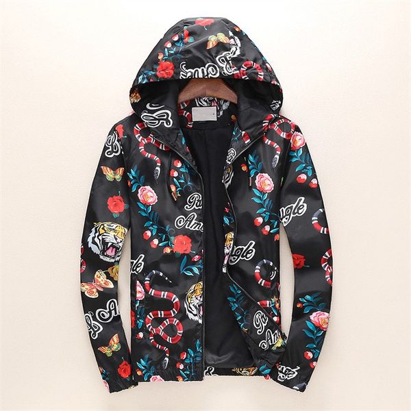 

men's jackets spring and autumn coat fashion designer outdoor hooded sunscreen high-quality windbreaker luxury waterproof sports m-3xl, Black;brown