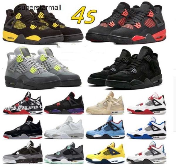 

jorden1s jorden4s jumpman basketball shoe jorda 1 4 men women big size 13 jorden 1s panda 4s iv high offs white miamis dolphins 11 xi retro, Black