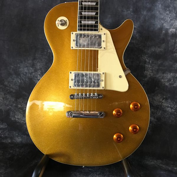 

wholesale and retail new rosewood gold electric guitar fret binding lp guitar