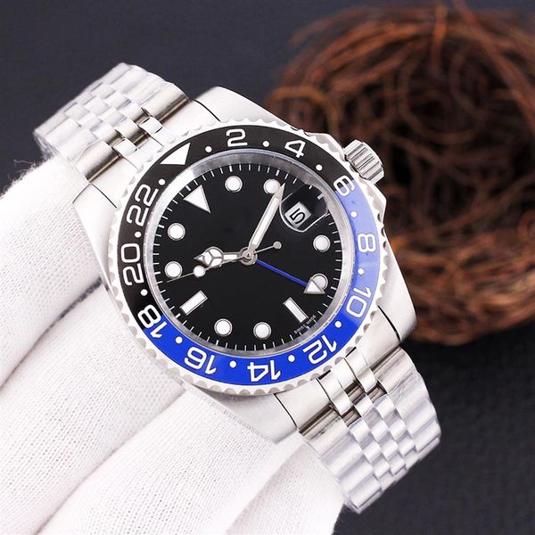 

luxury watch mens watches quality 40mm 2813 between gold stainless steel strap sapphire mirror waterproof 50off231h, Slivery;brown
