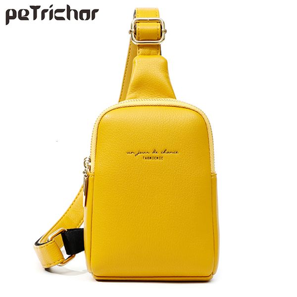 

evening bags women s chest pack hip hop banana belt mini crossbody female pu leather waist purse pocket 230328