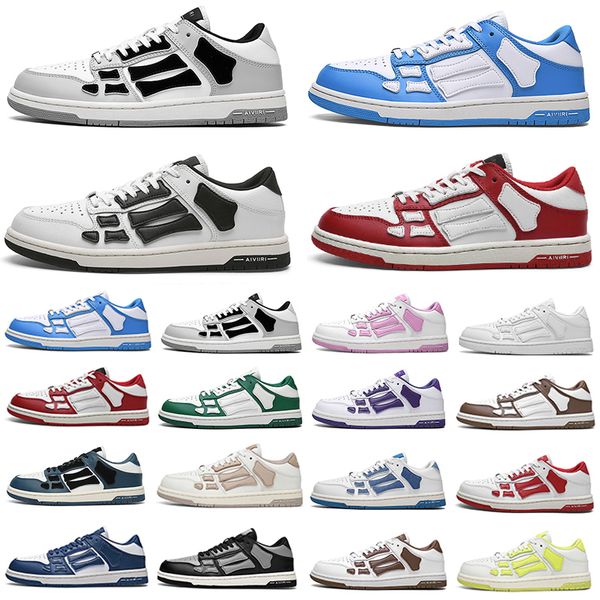 

skel low men women running shoes sneaker white orange green black light grey blue red brown yellow navy mnes trainers sports sneakers 36-45
