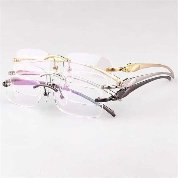 

luxury designer sunglasses 20% off square metal eyeglasses clear transparent panther men optical frames women prescription pchromic glassesk, White;black