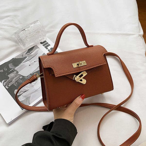 

birkins small bag women 2022 new fashion portable kel bag casual versatile one shoulder crossbody small square bag b7s6