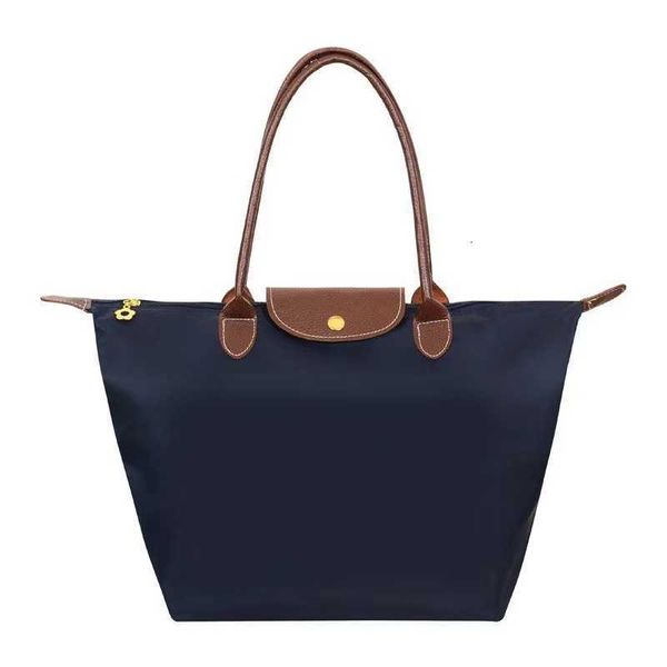 

straight hair oxford cloth mom's bag large capacity dumpling folding single shoulder nylon women's canvas