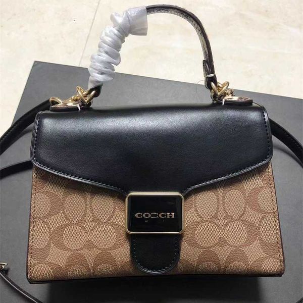 

new pepper hourglass bag classic color matching old flower handbag single shoulder oblique straddle snake flap poor