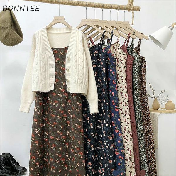 

casual dresses sleeveless dres simple print daily spring corduroy retro soft lovely bf trendy charm spaghetti strap vintage 230328, Black;gray