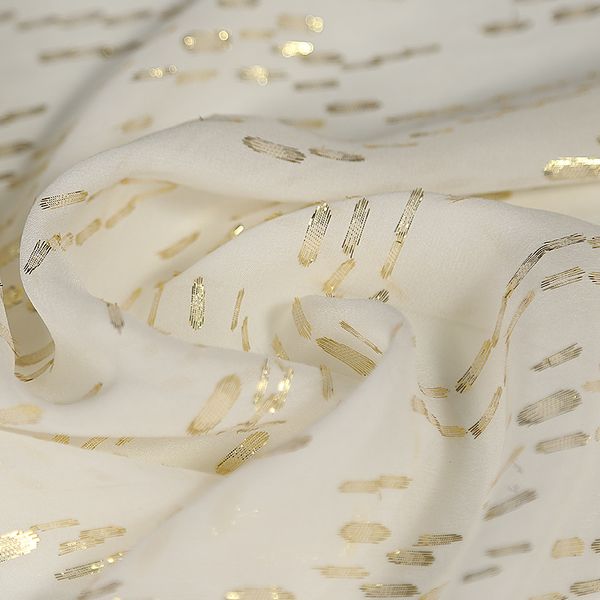 

golden dots pattern cut cloth fabric cheongsam dress silk chinese silk, Black;white