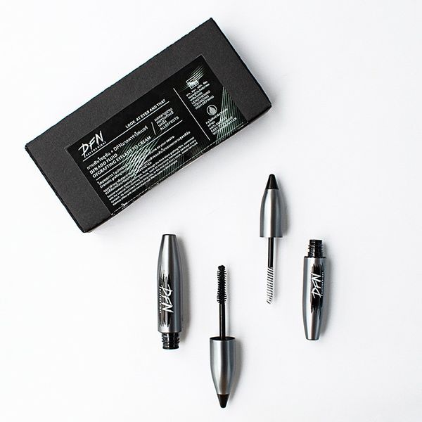 

mascaras eye black waterproof, durable, slim, long, thick, anti smudge, non peeling, two packs