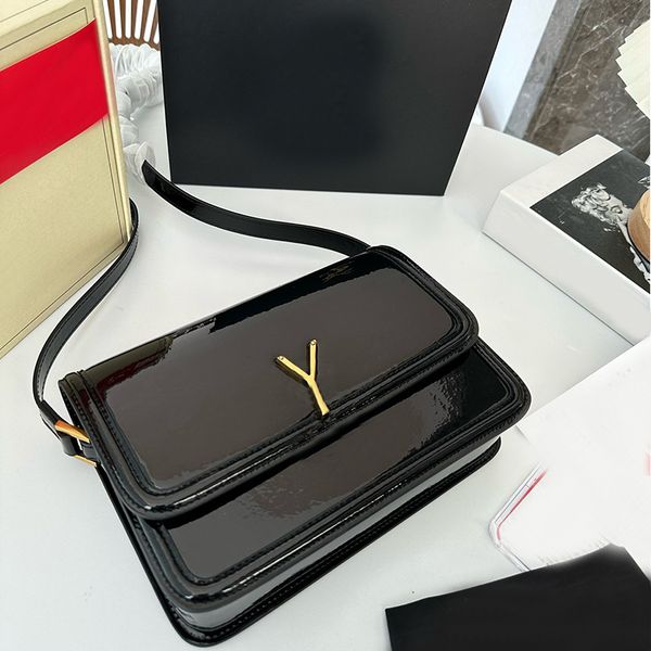 

designer fashion shoulder bags luxury chain bag patent leather crossbody handbags bag stylish luxurys wallets gold letters 5a quality