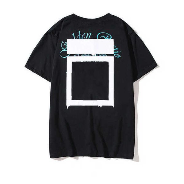

luxury white fashion mens t shirt brand designer cottont-shirts summer casual tees women back arrow x print t-shirt hip hop short sleeve cou, White;black