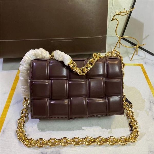 

totes canvas bag handbags designers shoulder bag weave grid wallet chain leather handbag designer bags women crossbod234m