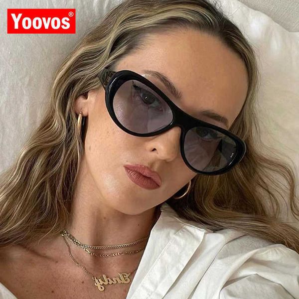 

yoovos vintage cateye sunglasses women fashion brand sun glasses men classic luxury brand gafas wedding party lentes de sol230328