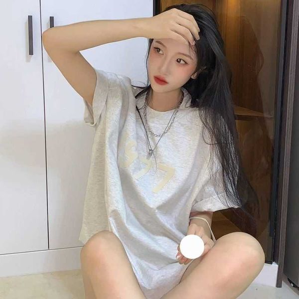 

fog t shirt men's women essentialls designer tees ess tshirts summer fashion couple 1977 short sleeve pqil, White;black