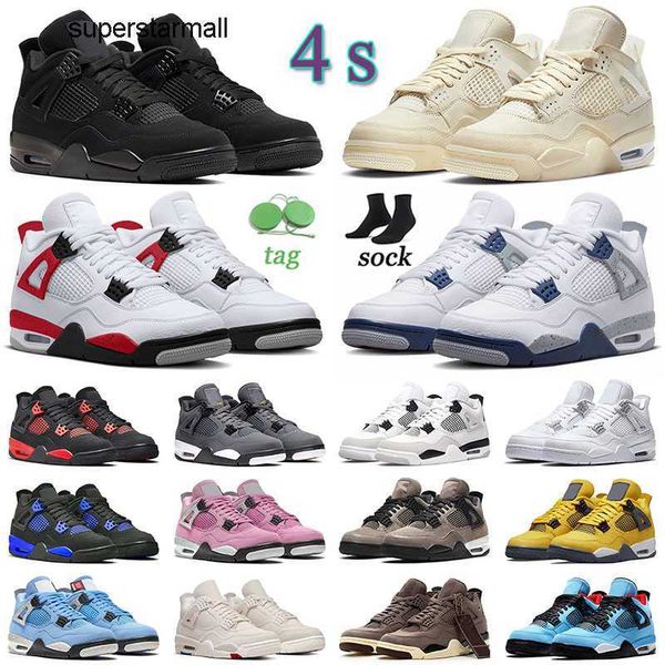

jumpman j 4 retro basketball shoes jordens 4s military black cat unc blue thunder white and red cement pure money sail pink midnight navy j4