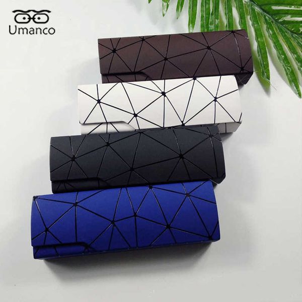 

sunglasses cases bags new fashion magnetic matte glasses box for women men myopia reading glasses case white black blue business eyeglasses