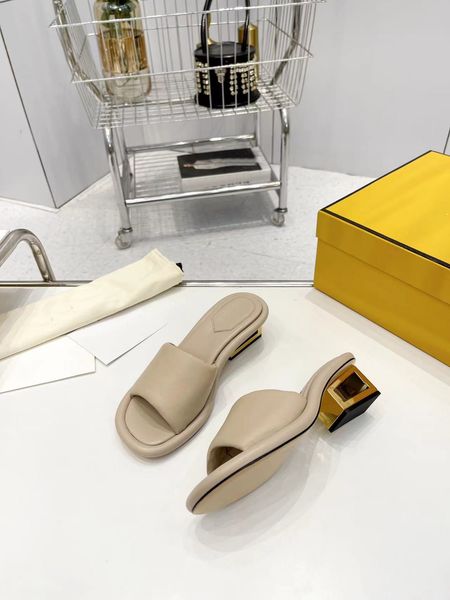 

baguette fendyity 23ss slippers womens fashion platform luxurys slides heel sandal women shoes dpz9