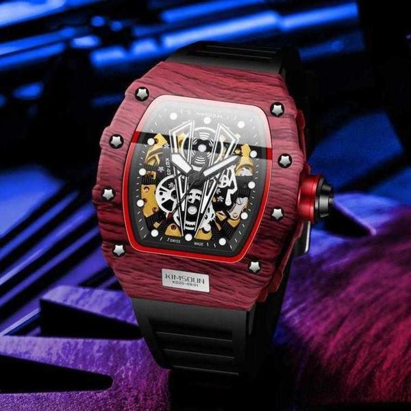 

designer richads mile watches richads hollowout fully automatic mechanical watch mens fashion miller silicone large dial sport frj, Slivery;golden